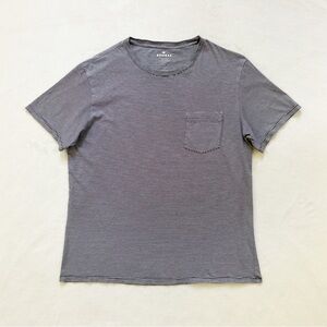 Bombas Peruvian Pima Cotton Striped Pocket Tee – Unisex M